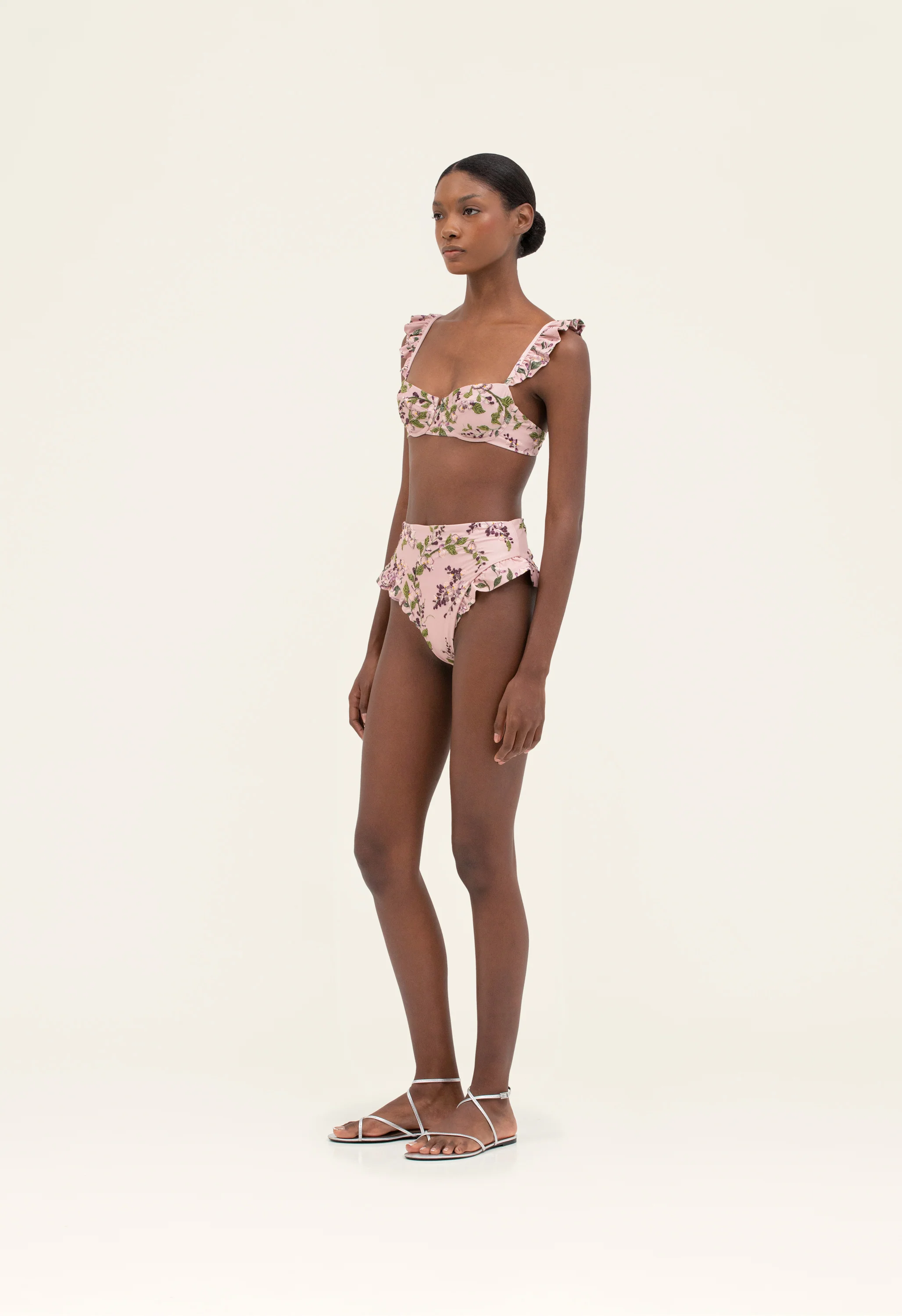 Kiwi Wisteria Bikini Top - Image 3