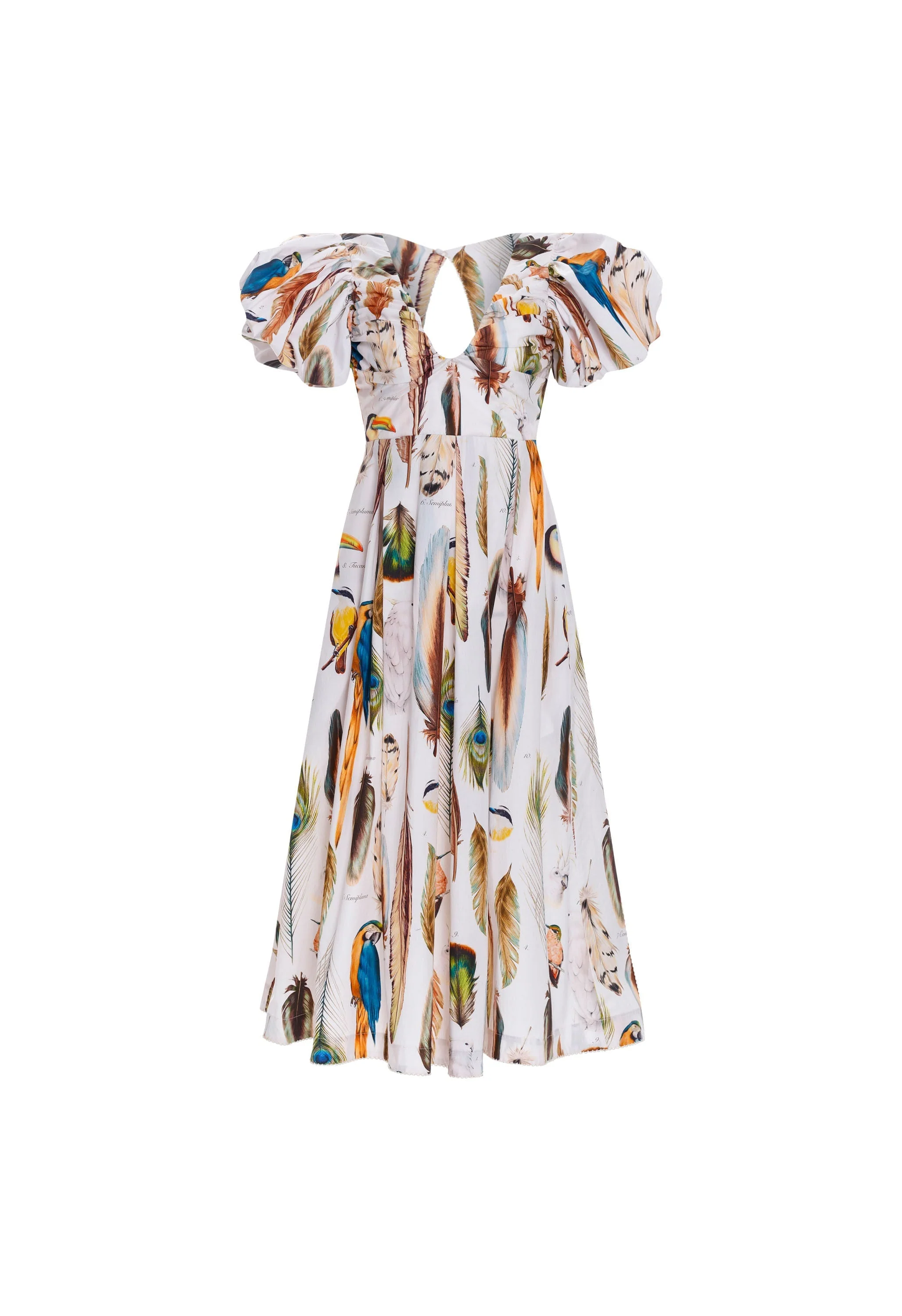 Chontaduro Pluma Midi Dress - Image 4