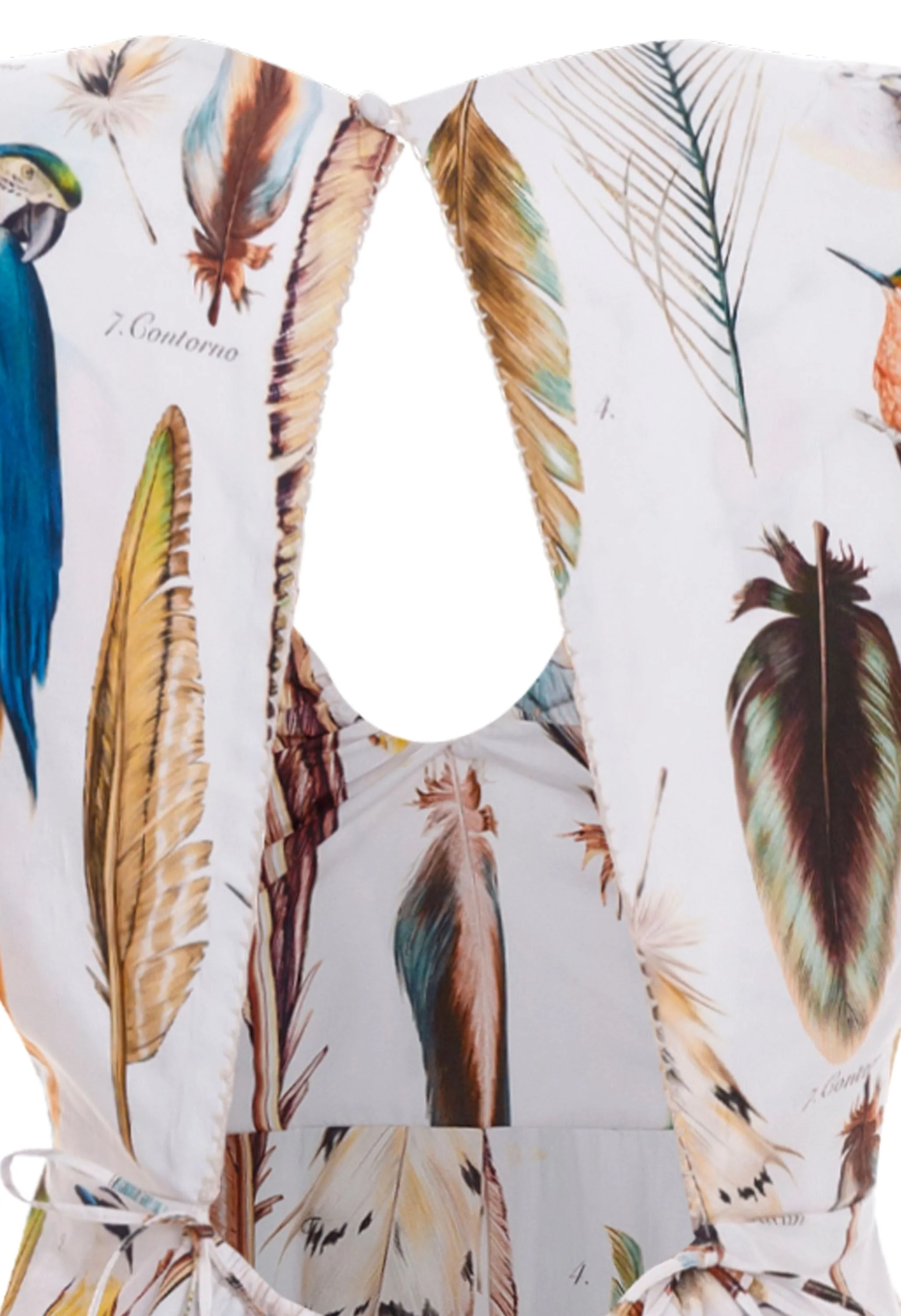 Chontaduro Pluma Midi Dress - Image 6