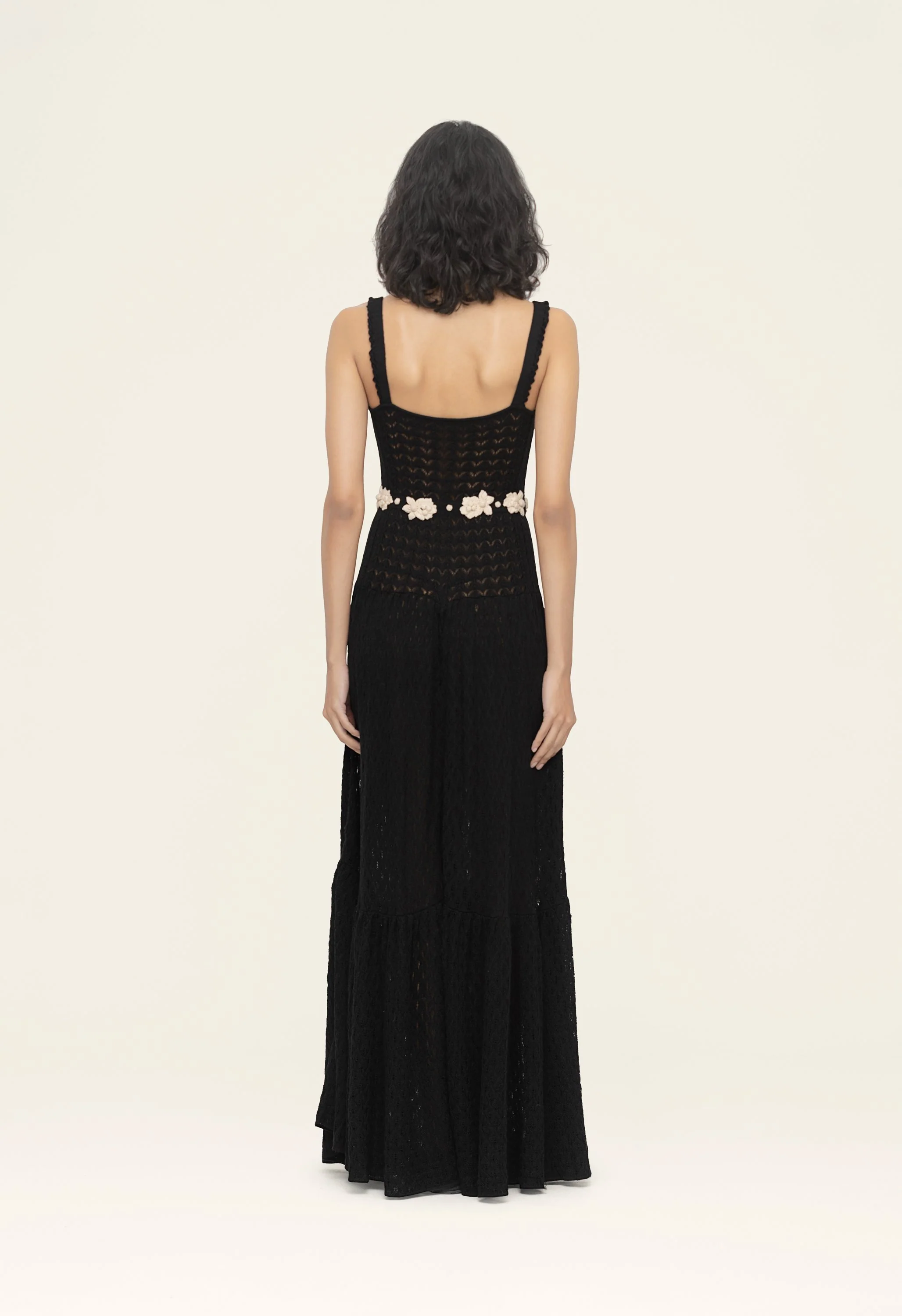 Lima Black Maxi Dress - Image 3