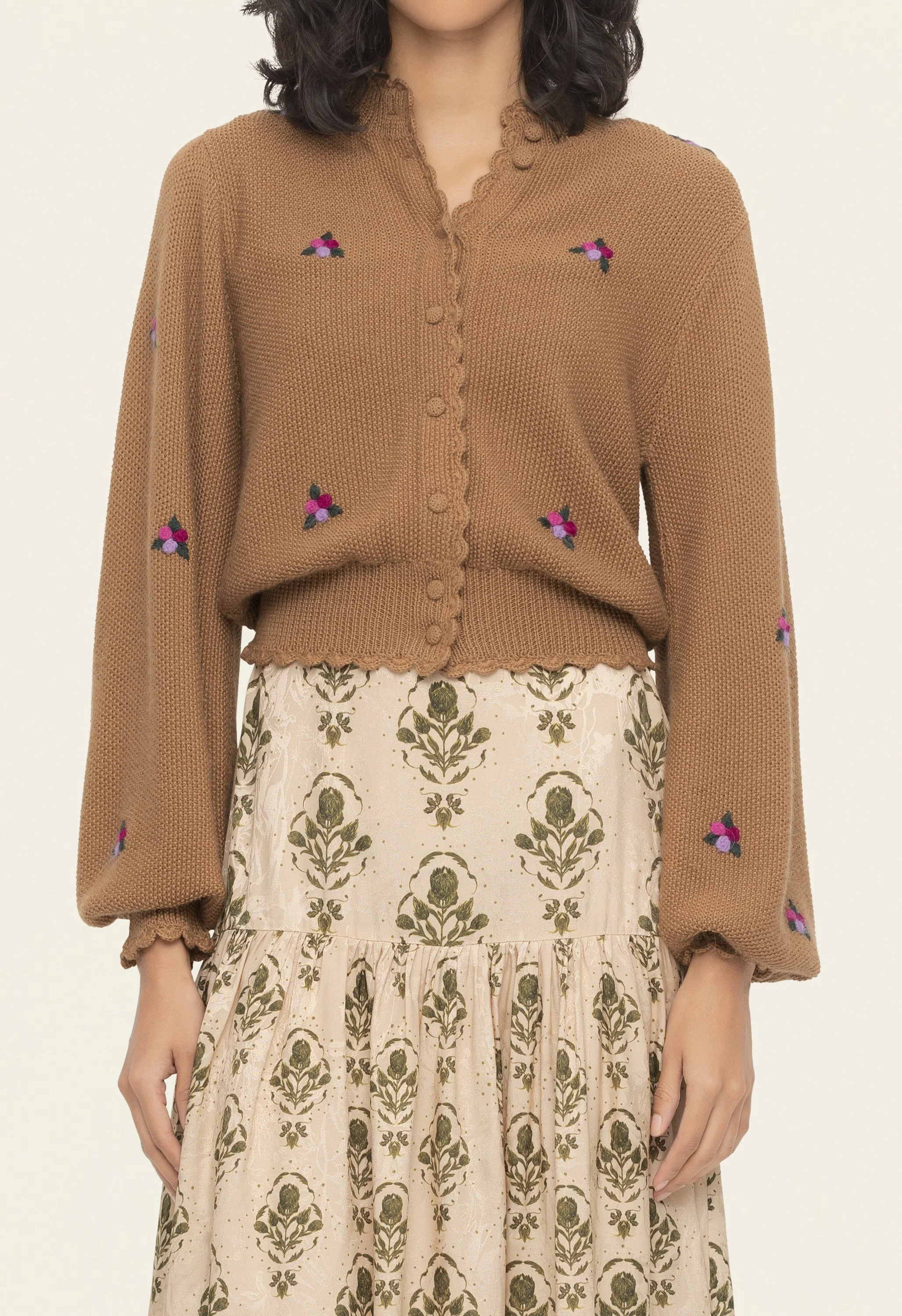 Pradera Brown Cardigan - Image 4