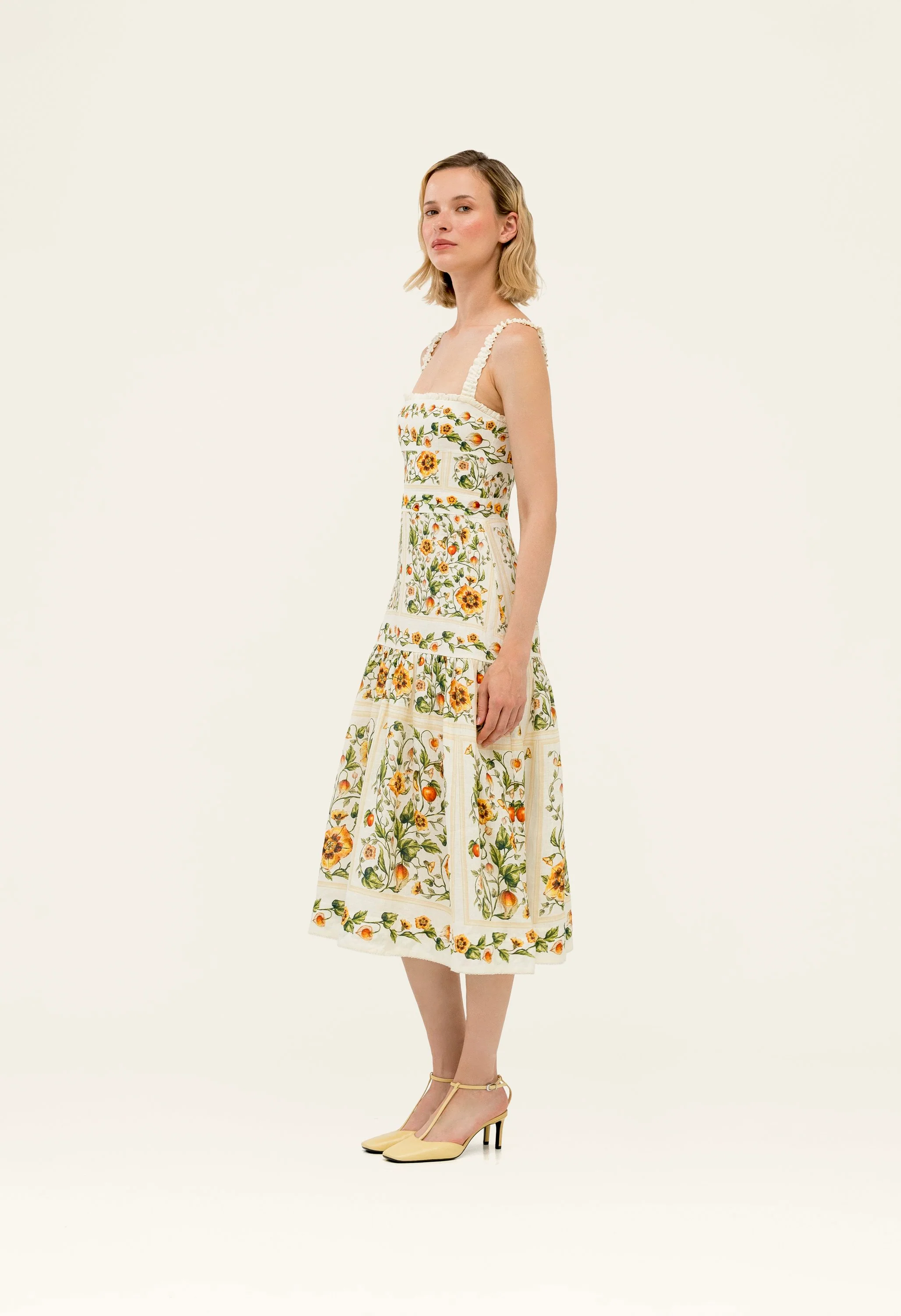 Níspero Uchuva Midi Dress - Image 3
