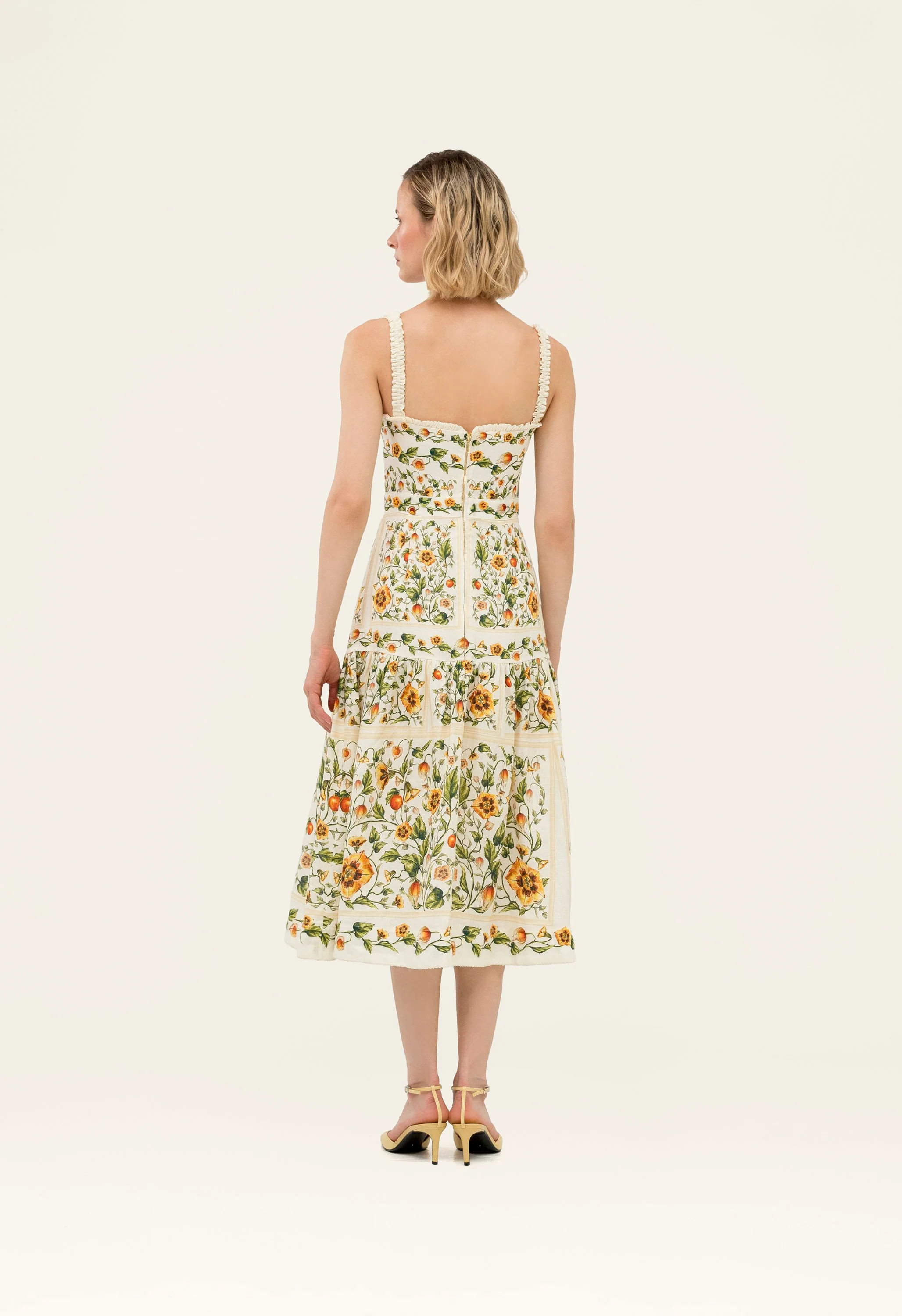 Níspero Uchuva Midi Dress - Image 4