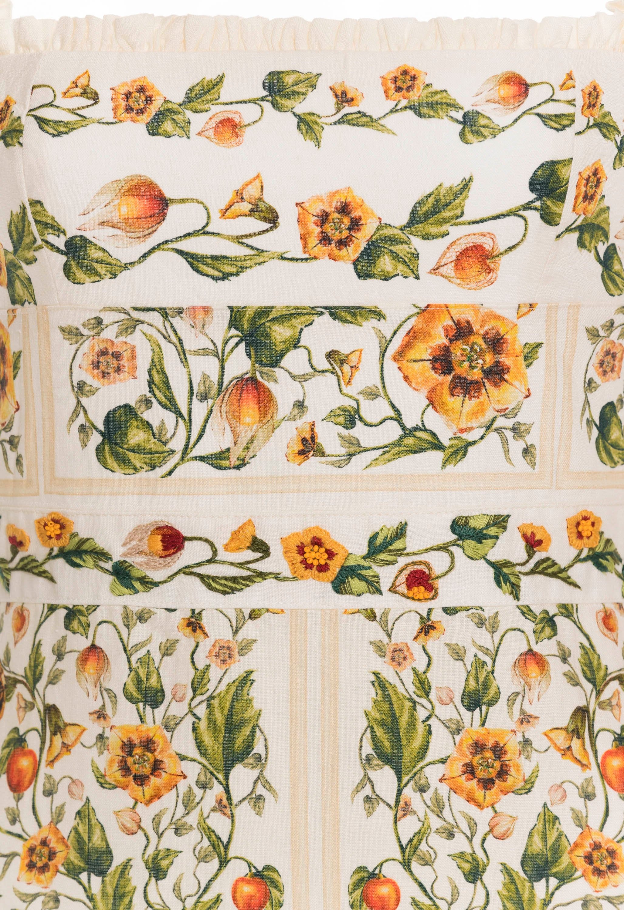 Níspero Uchuva Midi Dress - Image 8