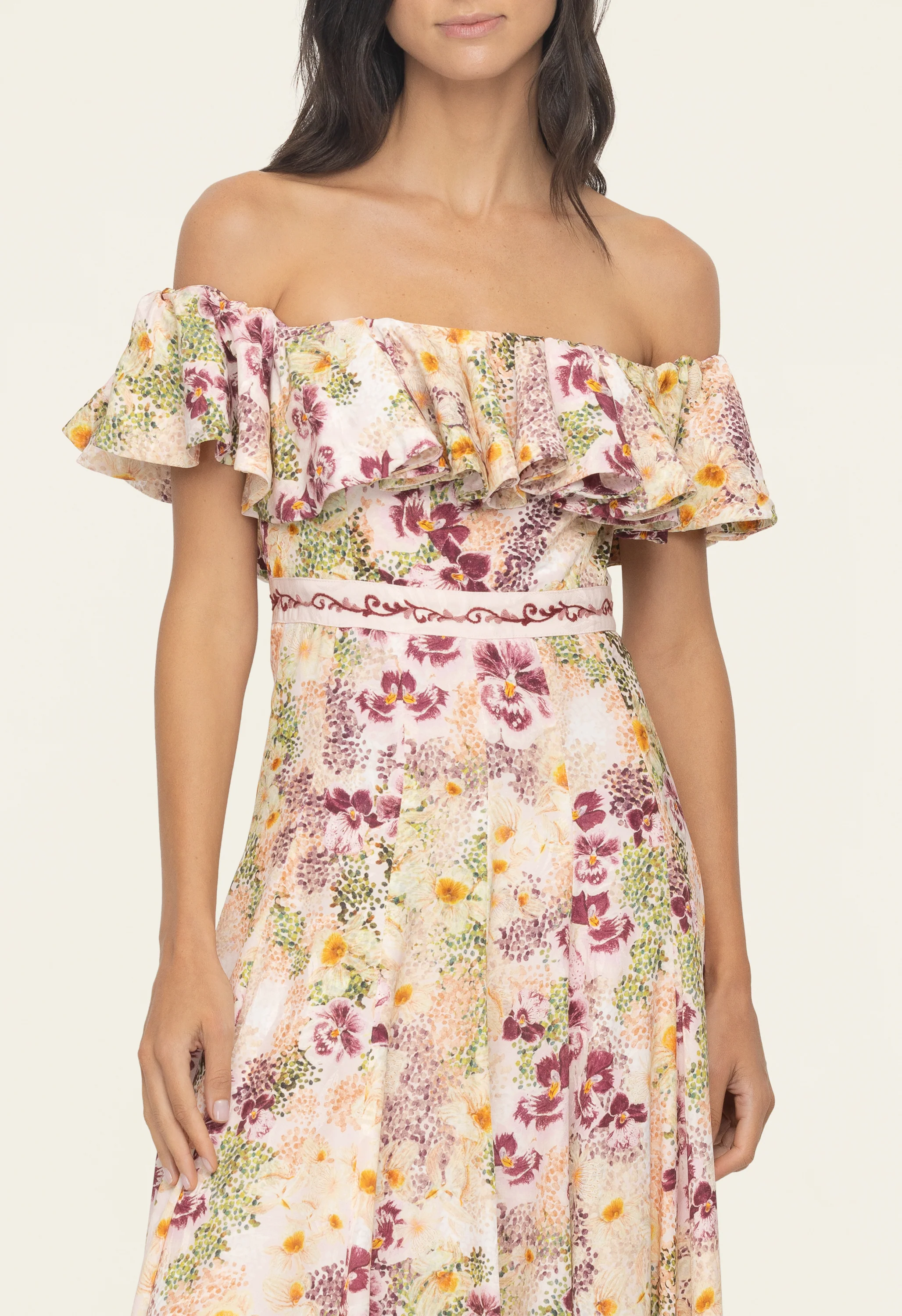 Oro Florecer Maxi Dress - Image 4